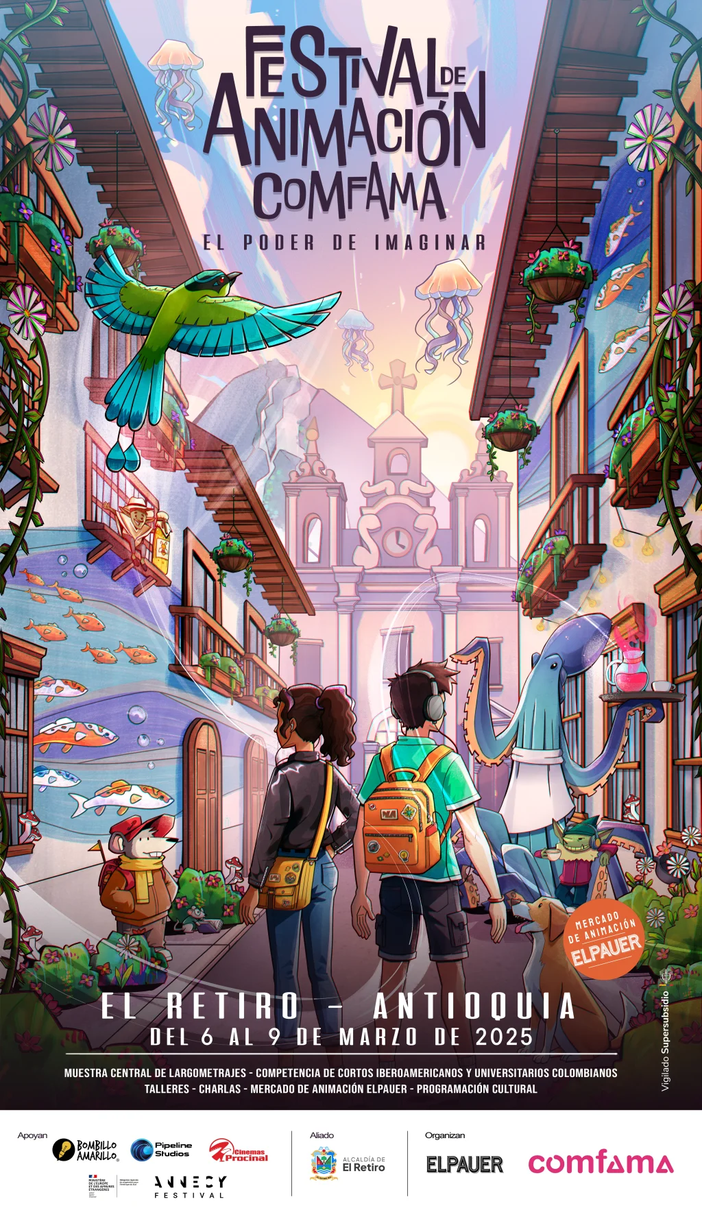 Afiche Festival de Animación 2025