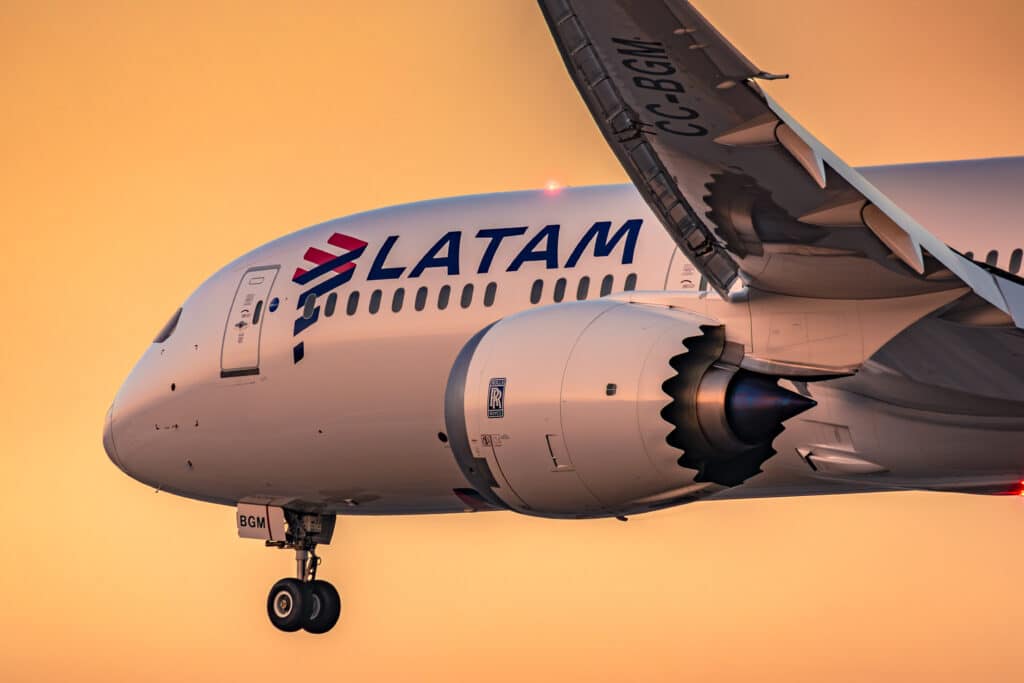 Avión Latam Airlines