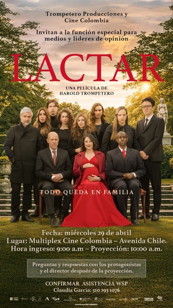 Poster película "Lactar" Harold Trompetero